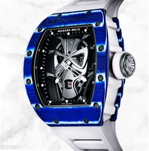 fake richard mille skull watch|richard mille blue mask.